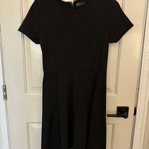 GAP Black Mini Dress with Short Sleeves